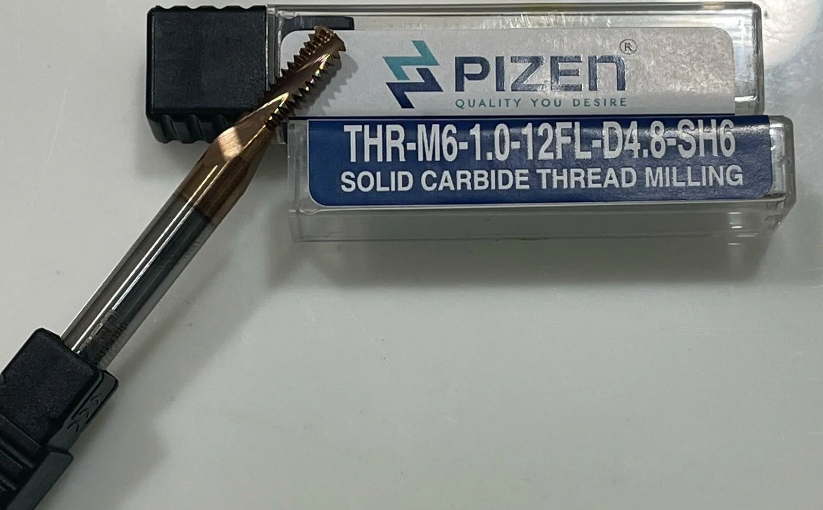 Thread Milling Cutters THR-M6-1.0-12FL-D4.8-SH6 (4.8MM)
