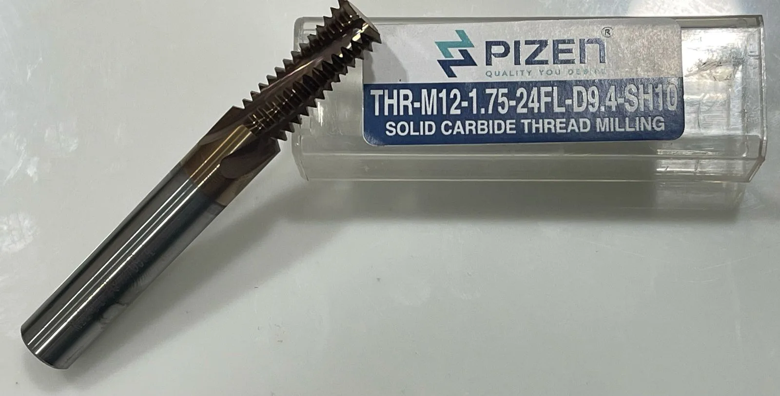 Thread Milling Cutters THR-M12-1.75-24FL-D9.4-SH10 (9.4MM)