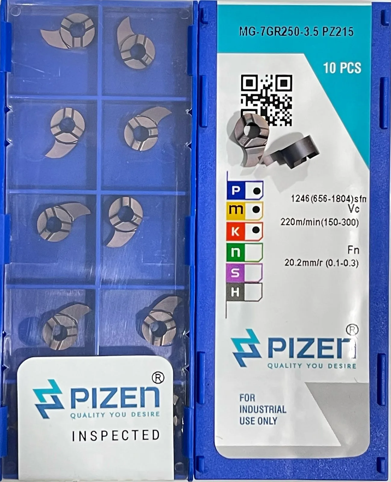 ID Grooving MG-7GR250-3.5 PZ215 (MG-H16-D20-E12-07R)