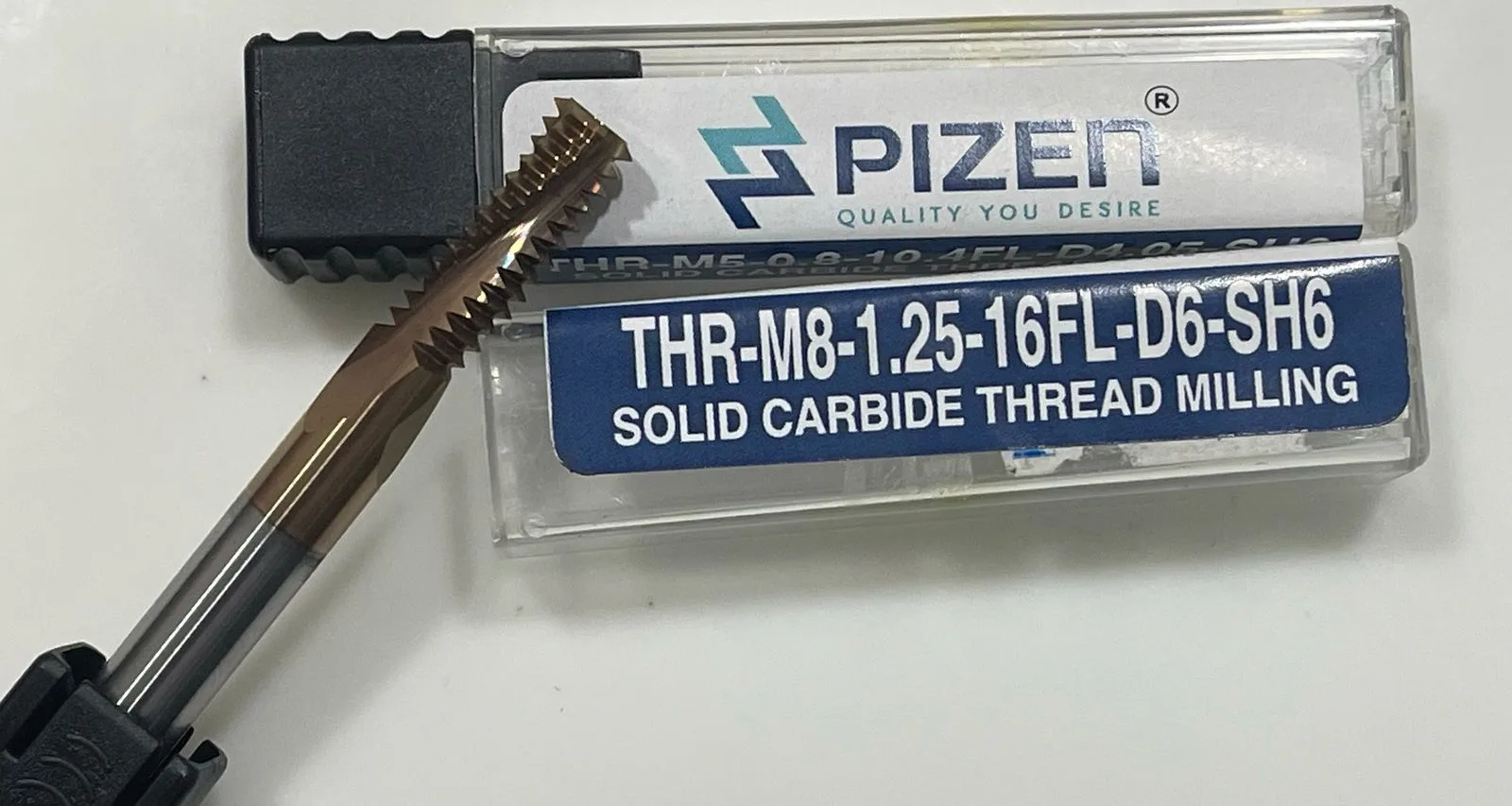 Thread Milling Cutters THR-M8-1.25-16FL-D6-SH6 (6MM)