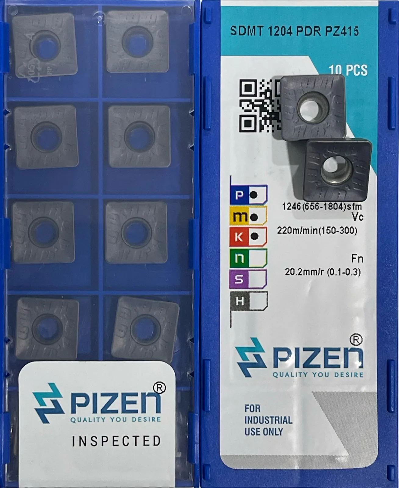 Indexable Cutters — SDMT 1204