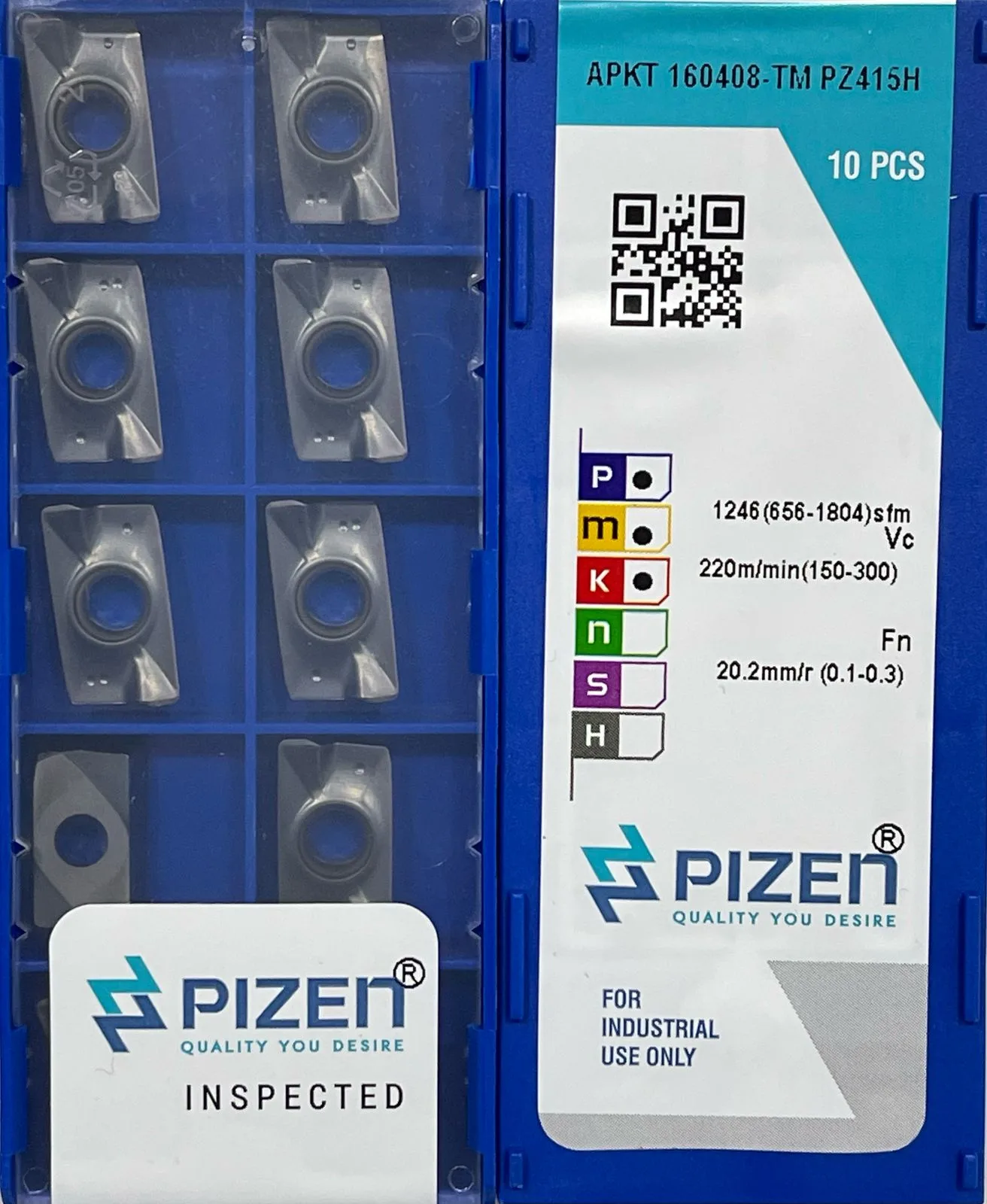 Face Mill Cutters — SNMX 1206-45 DEG